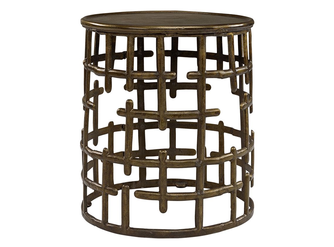 Franco side table vintage brass