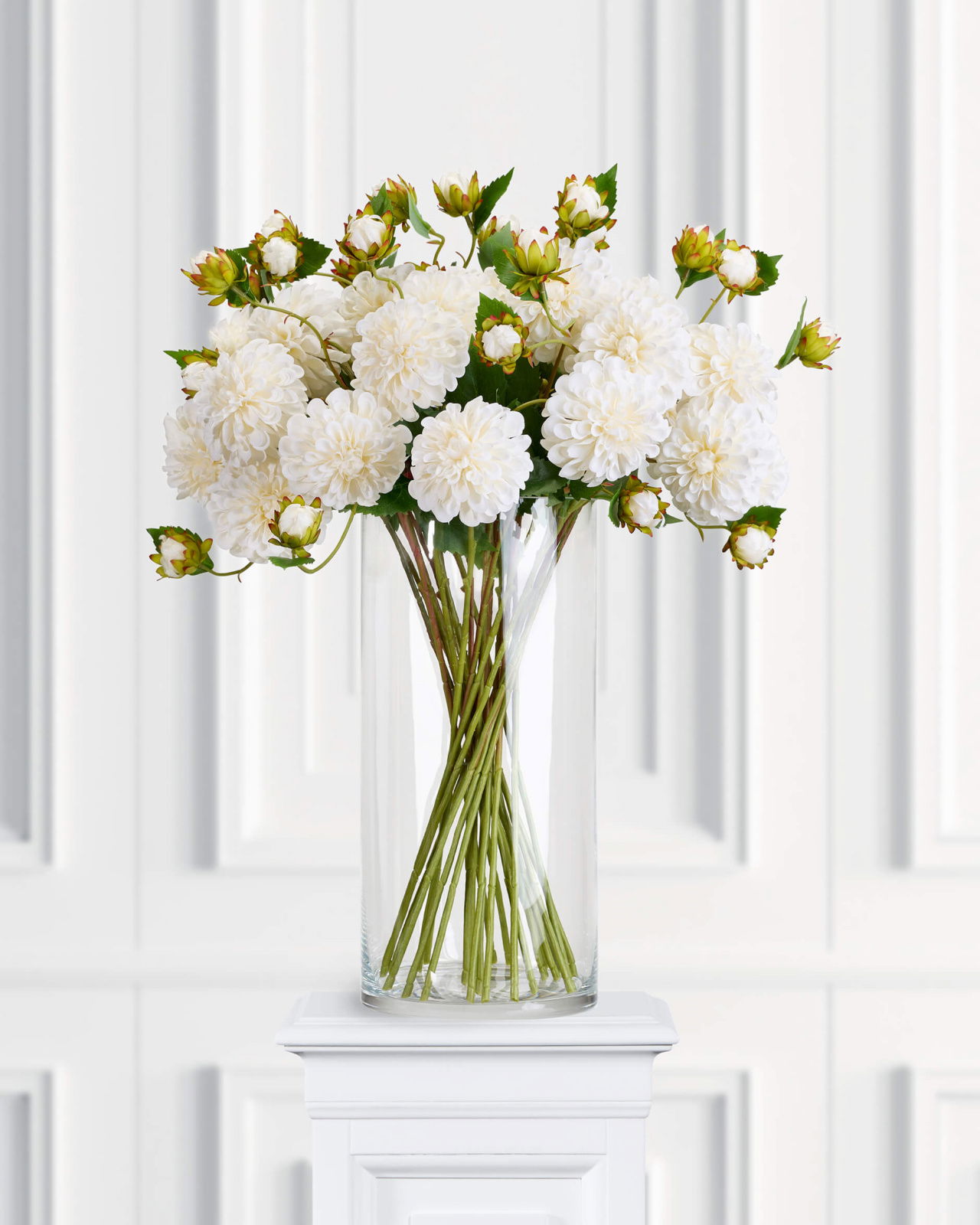 Dahlia Faux Flower Cream
