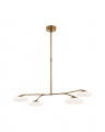 Brindille Large Four Light Chandelier Soft Brass