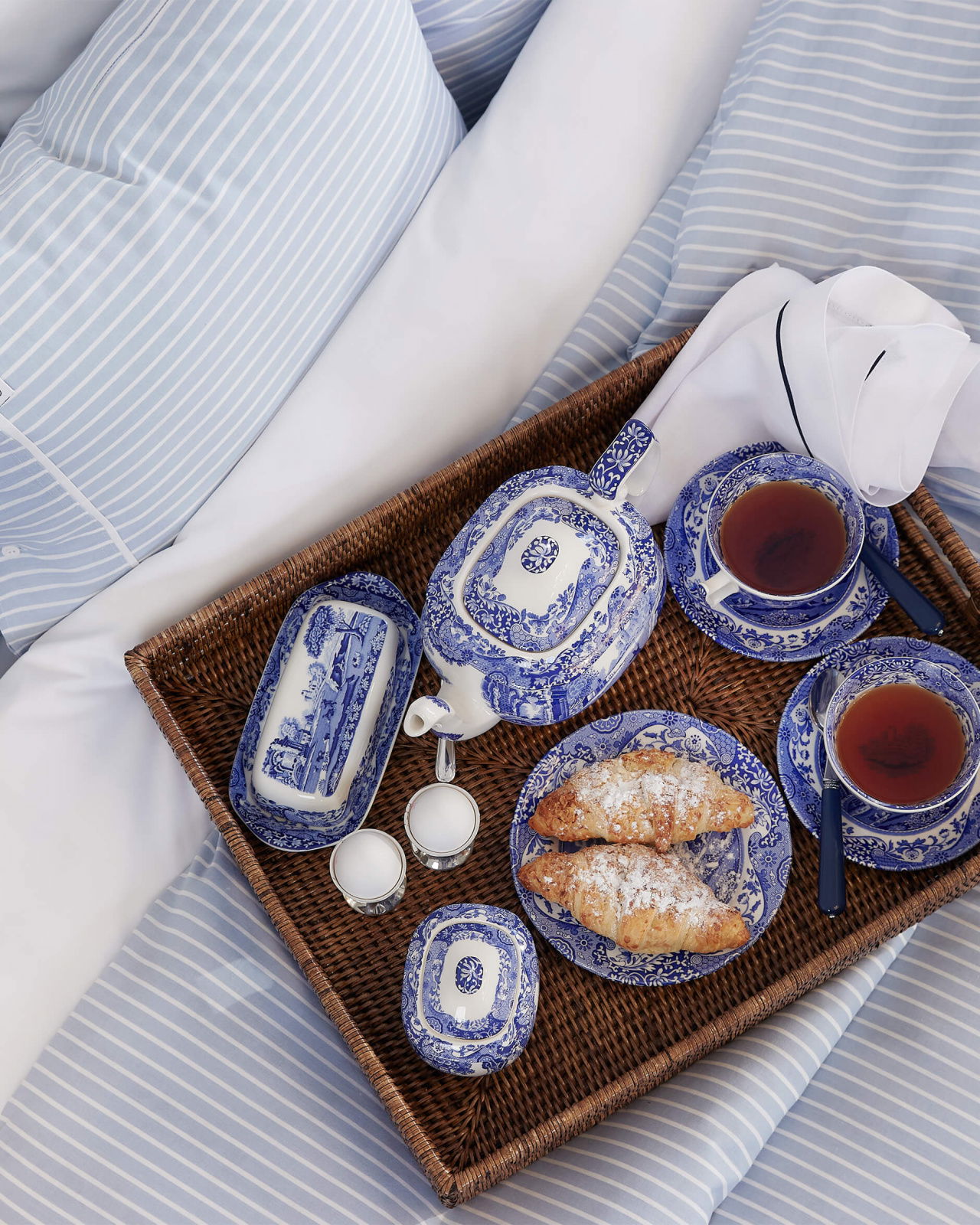 Blue Italian smörfat