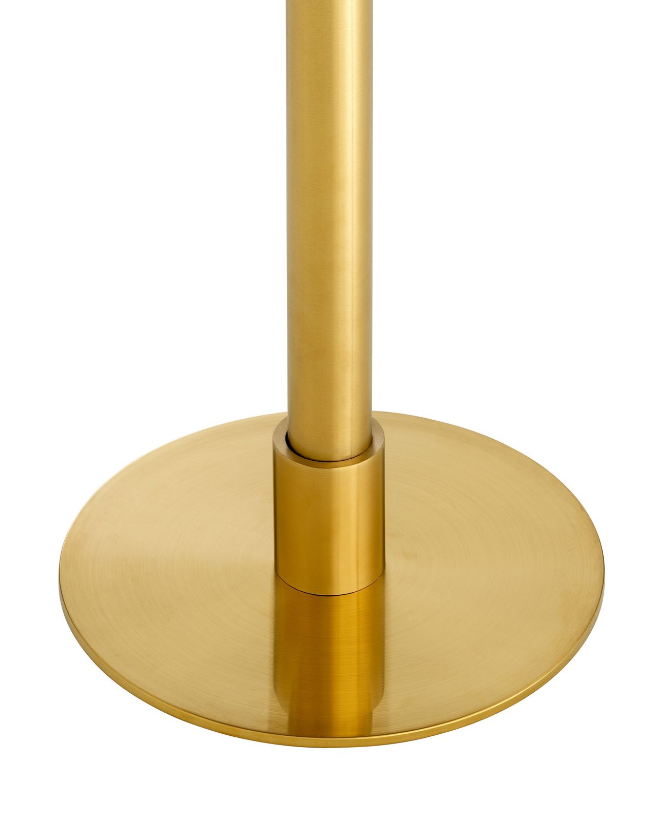 Terzo Dining Table Brushed Brass Finish