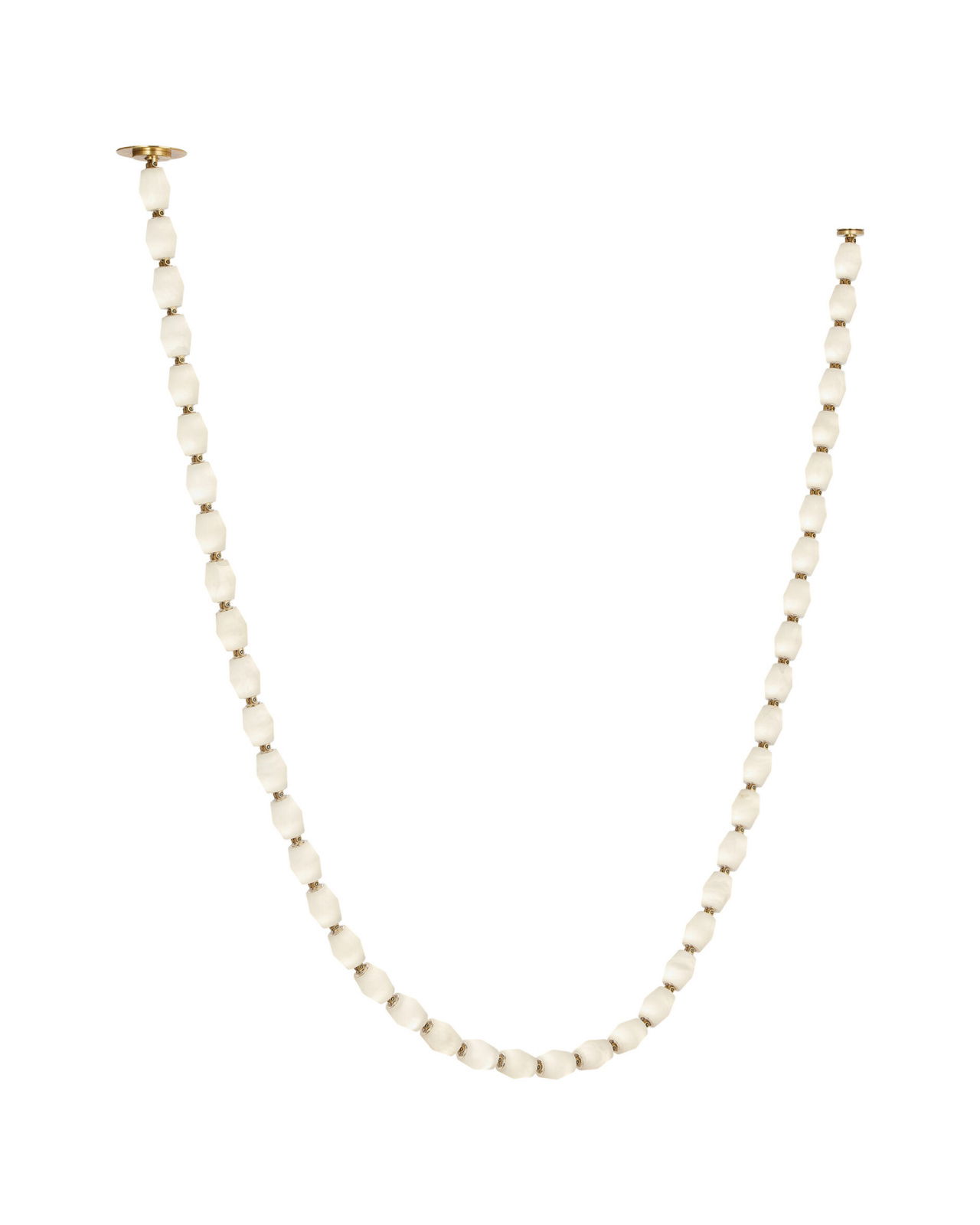 Collier Alabaster 132 Chandelier Antique Brass 2700K