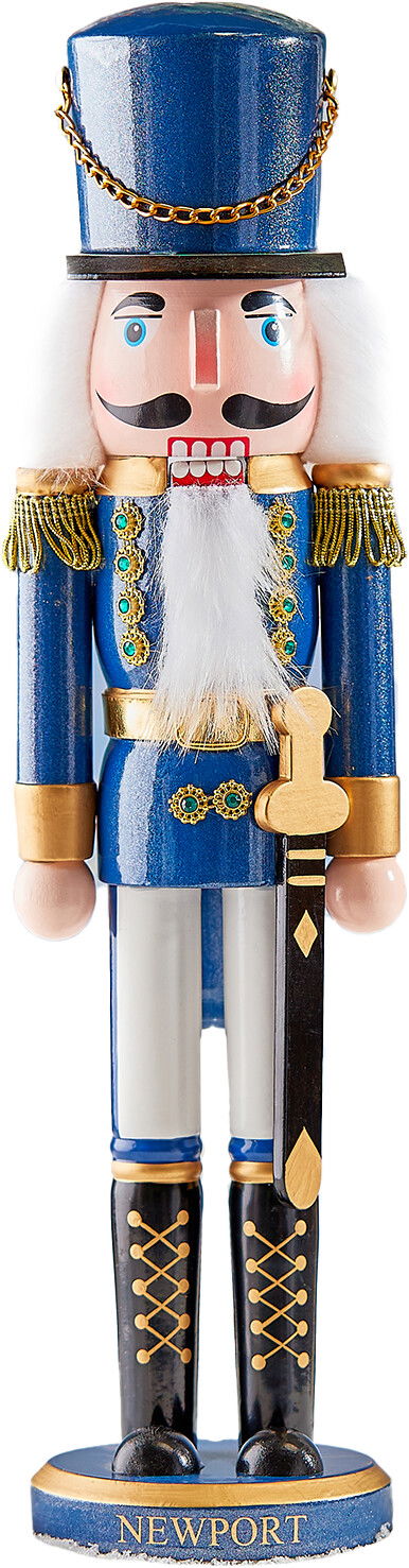 Erland Nutcracker Blue/White 38cm