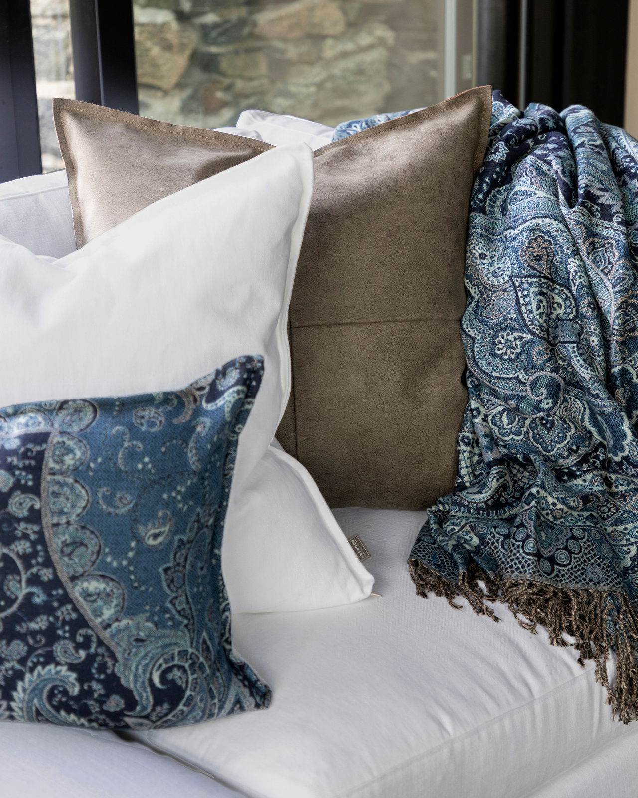 Eroz Paisley huopa indigo OUTLET