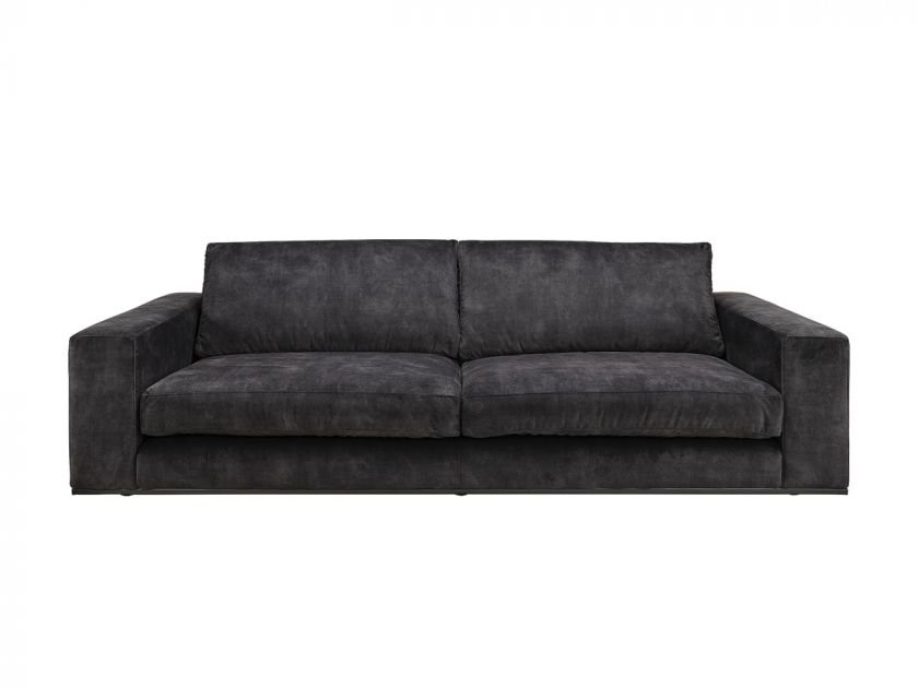 Senna sofa fløyel mørkegrå