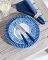 Capri Azzurra dinner plates, blue/white