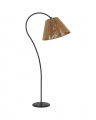 Dume Large Arched Floor Lamp Aged Iron