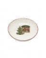 Carmina Deep Plate White/Red