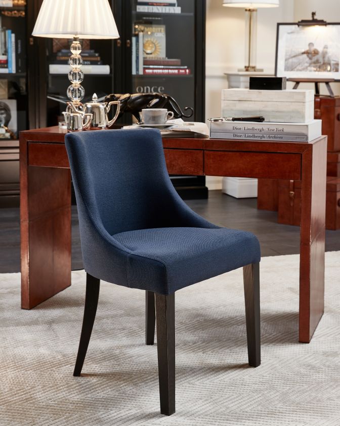 Indigo blue best sale dining chairs