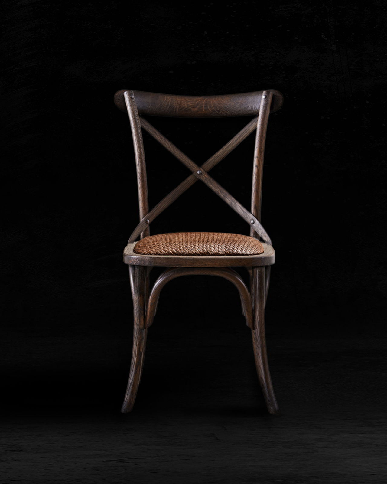 Newport Cross matstol burnt oak