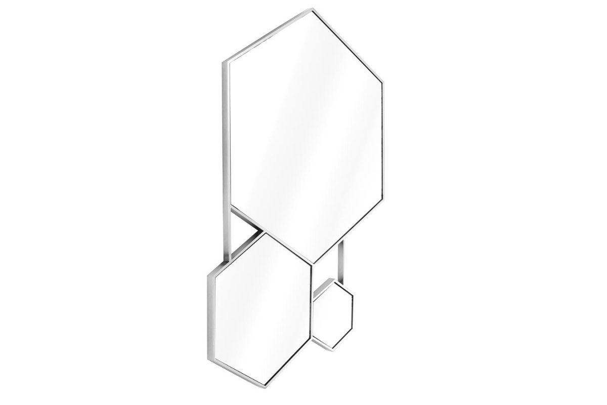Hexa spegel silver OUTLET