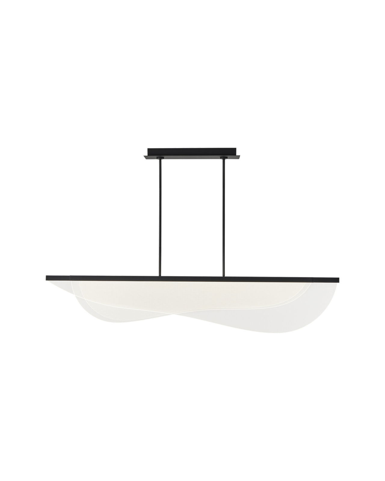 Nyra 60" Linear Nightshade Black