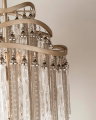 Chimera Chandelier Warm Silver Leaf