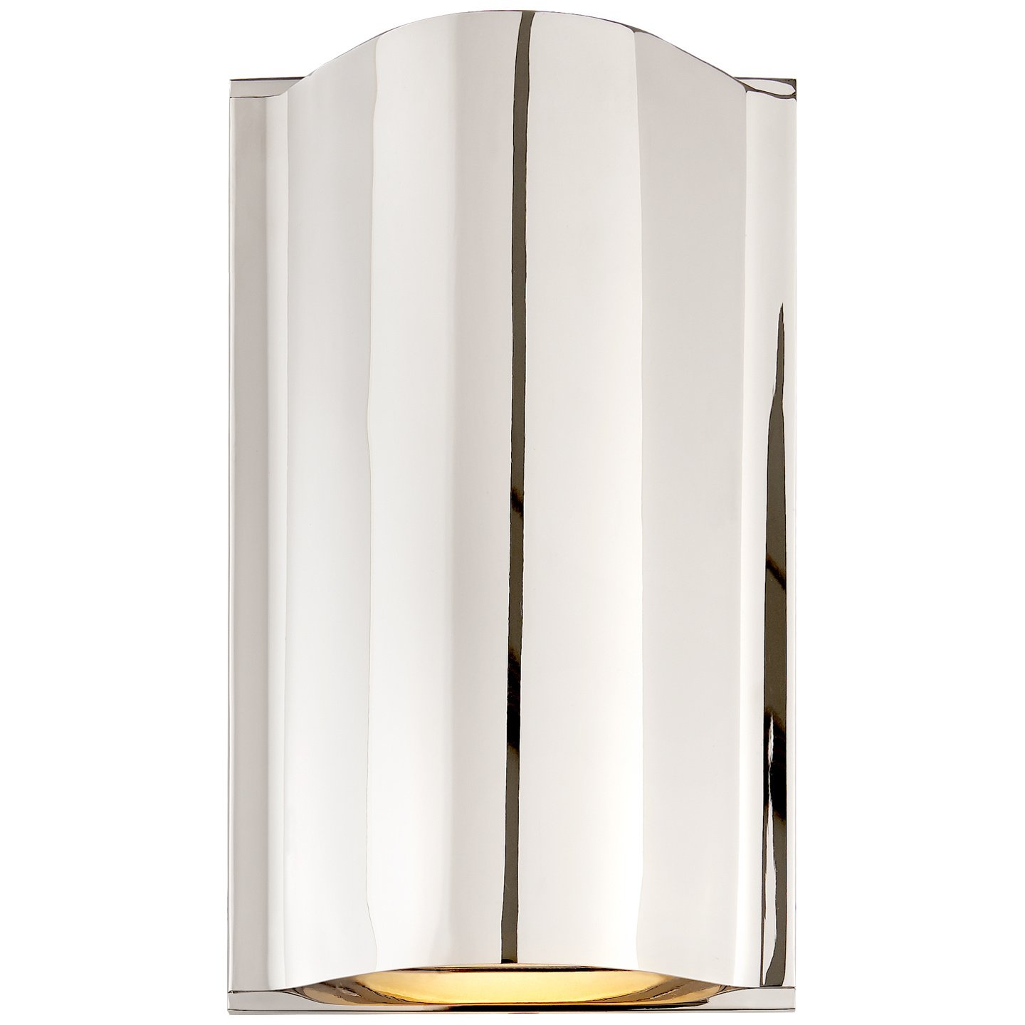 Avant Curve Sconce Polished Nickel Small
