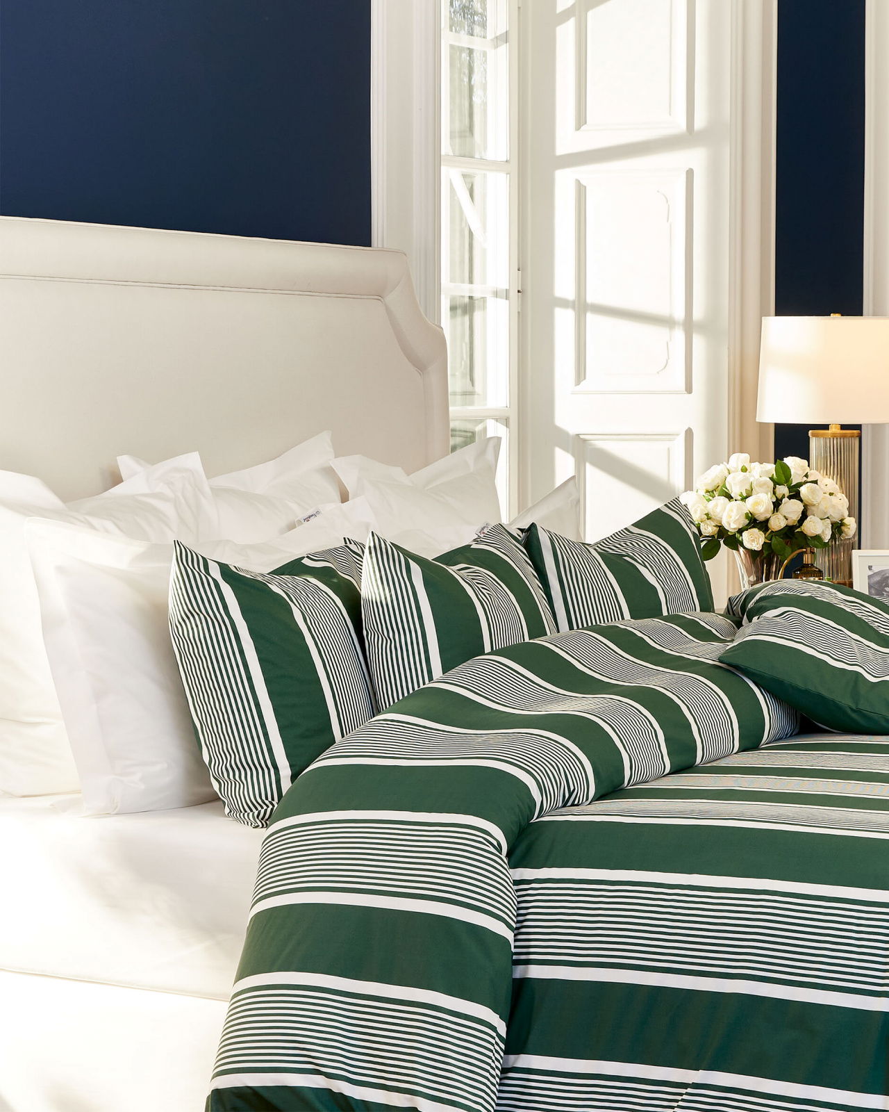 Louisville påslakanset grön