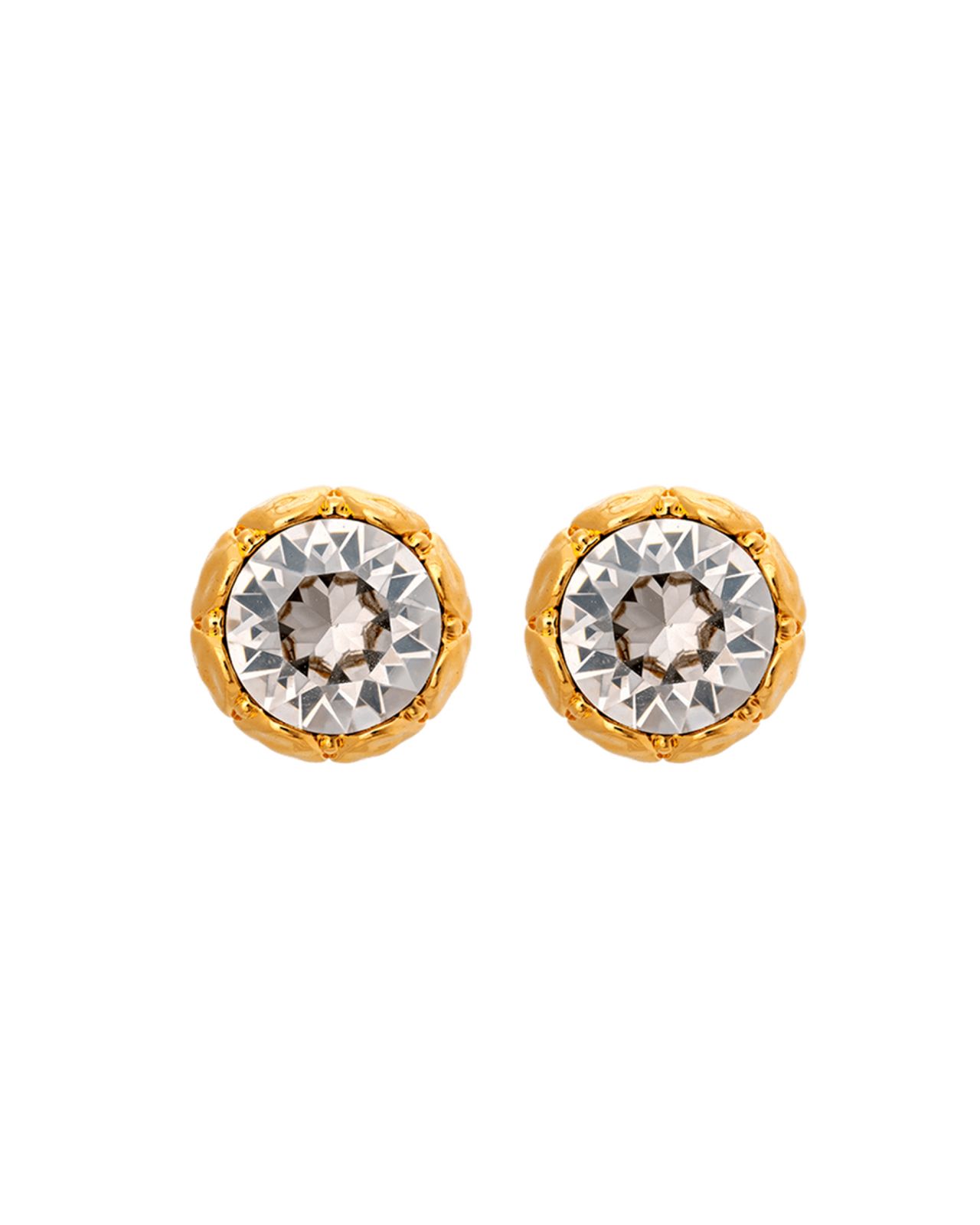 Miss Victoria earrings crystal guld