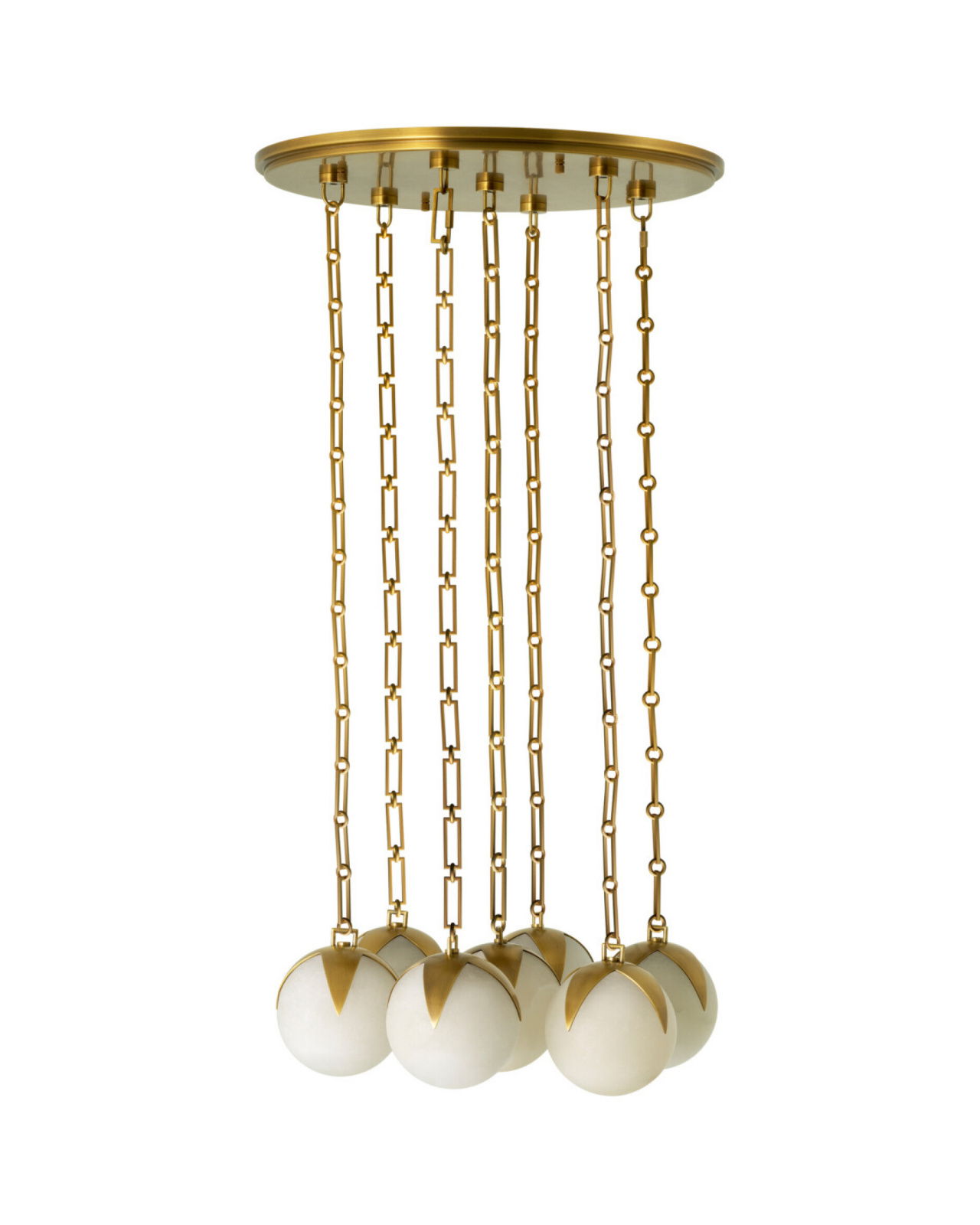 Alesa kroonluchter antiek messing