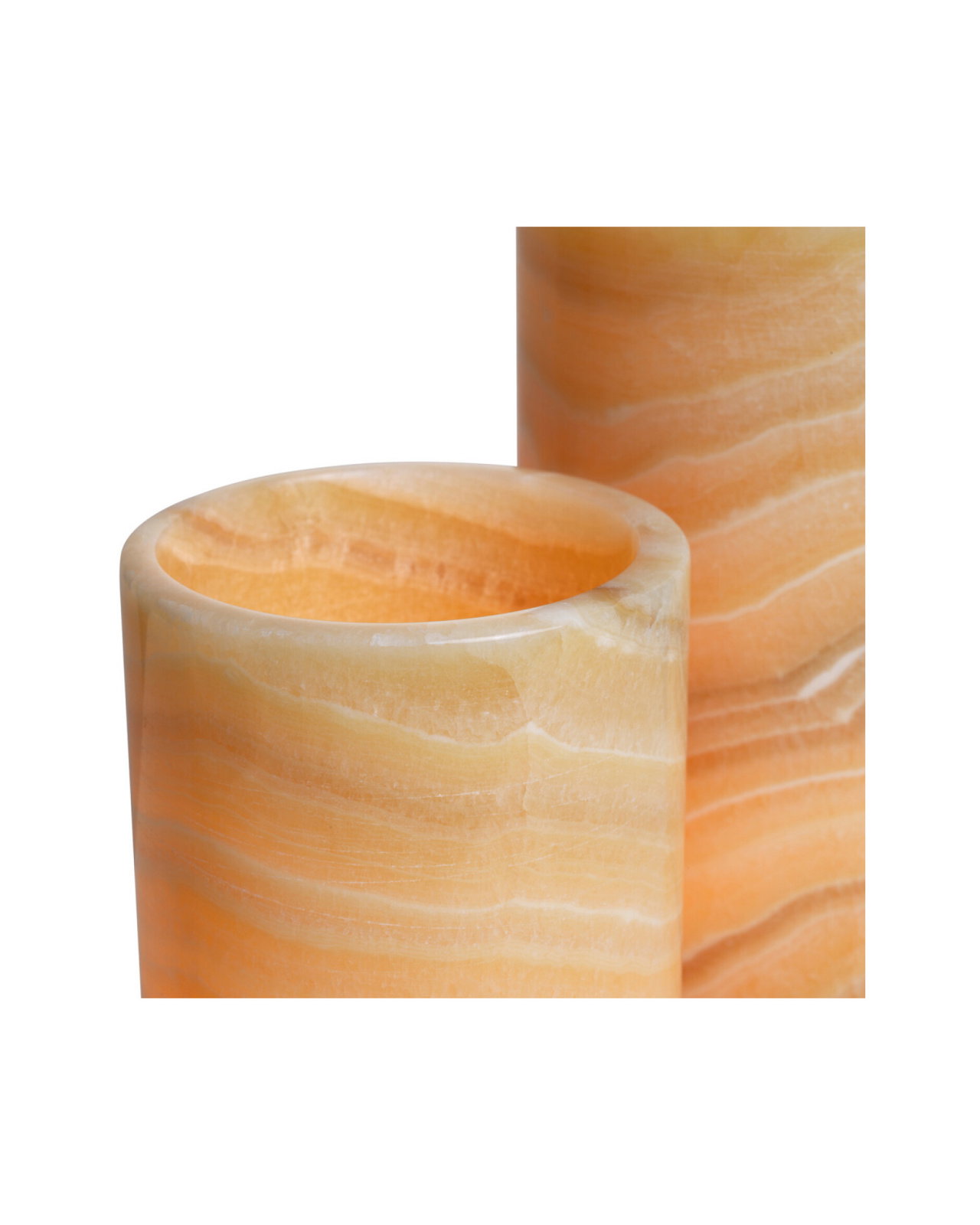 Leonidas yellow tealight holders set of 3