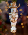 Alaric hirsch weihnachtsschmuck weiß/gold