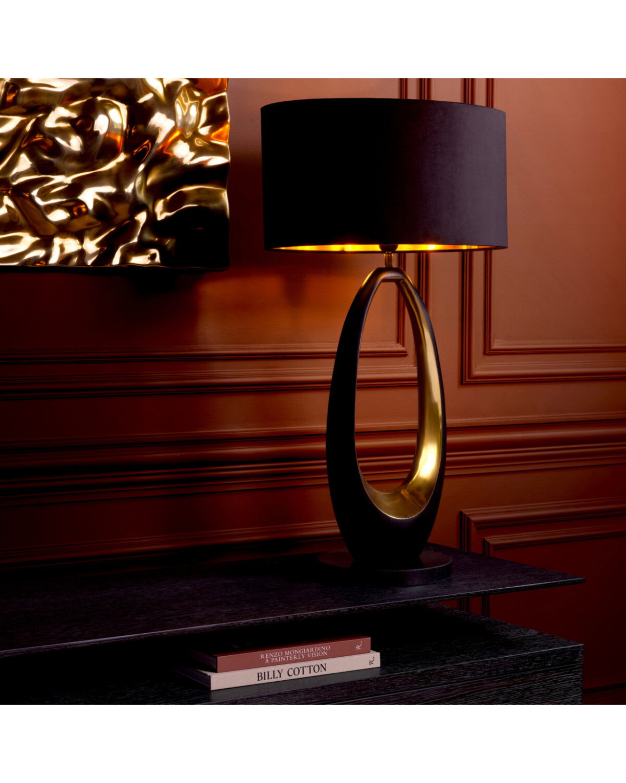 Volo tafellamp gunmetal