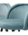 Dining Chair Chloé savona blue velvet set of 2