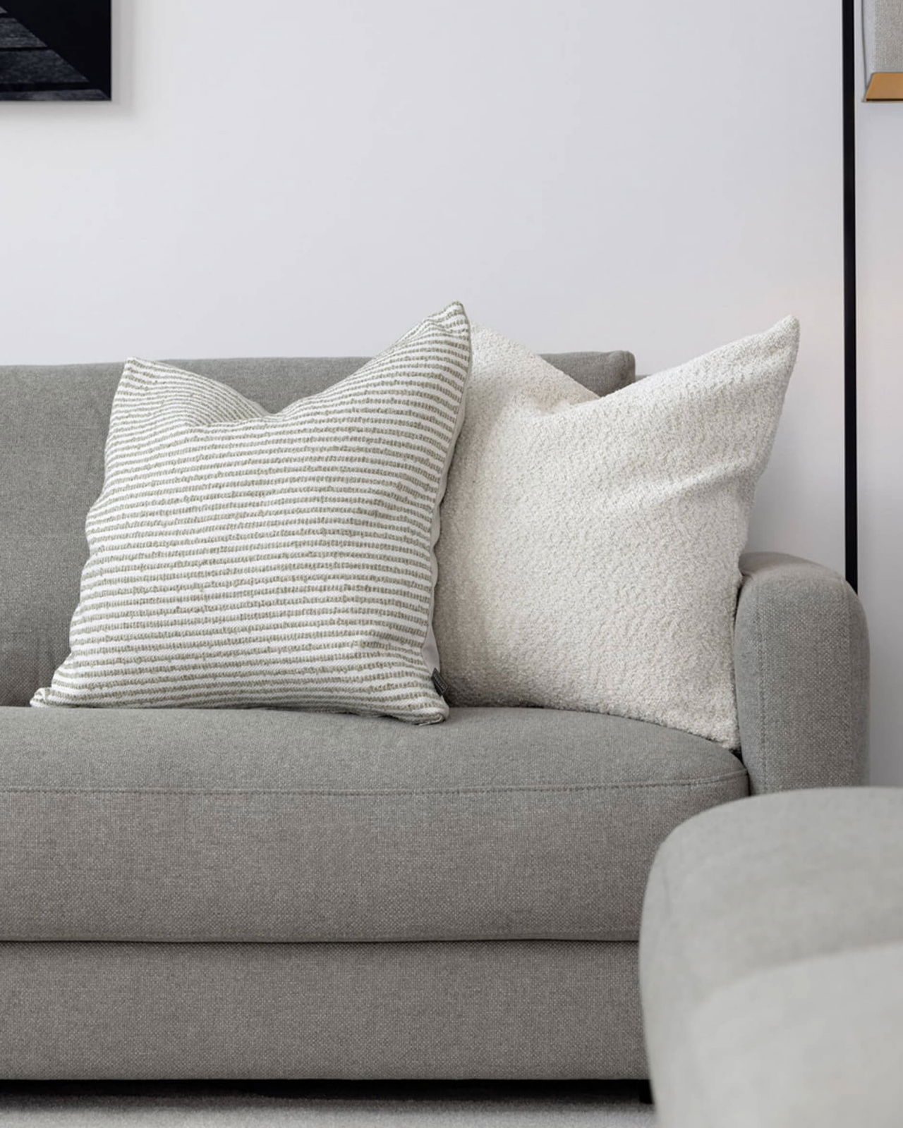 Nomad Single Stripe kuddfodral natural