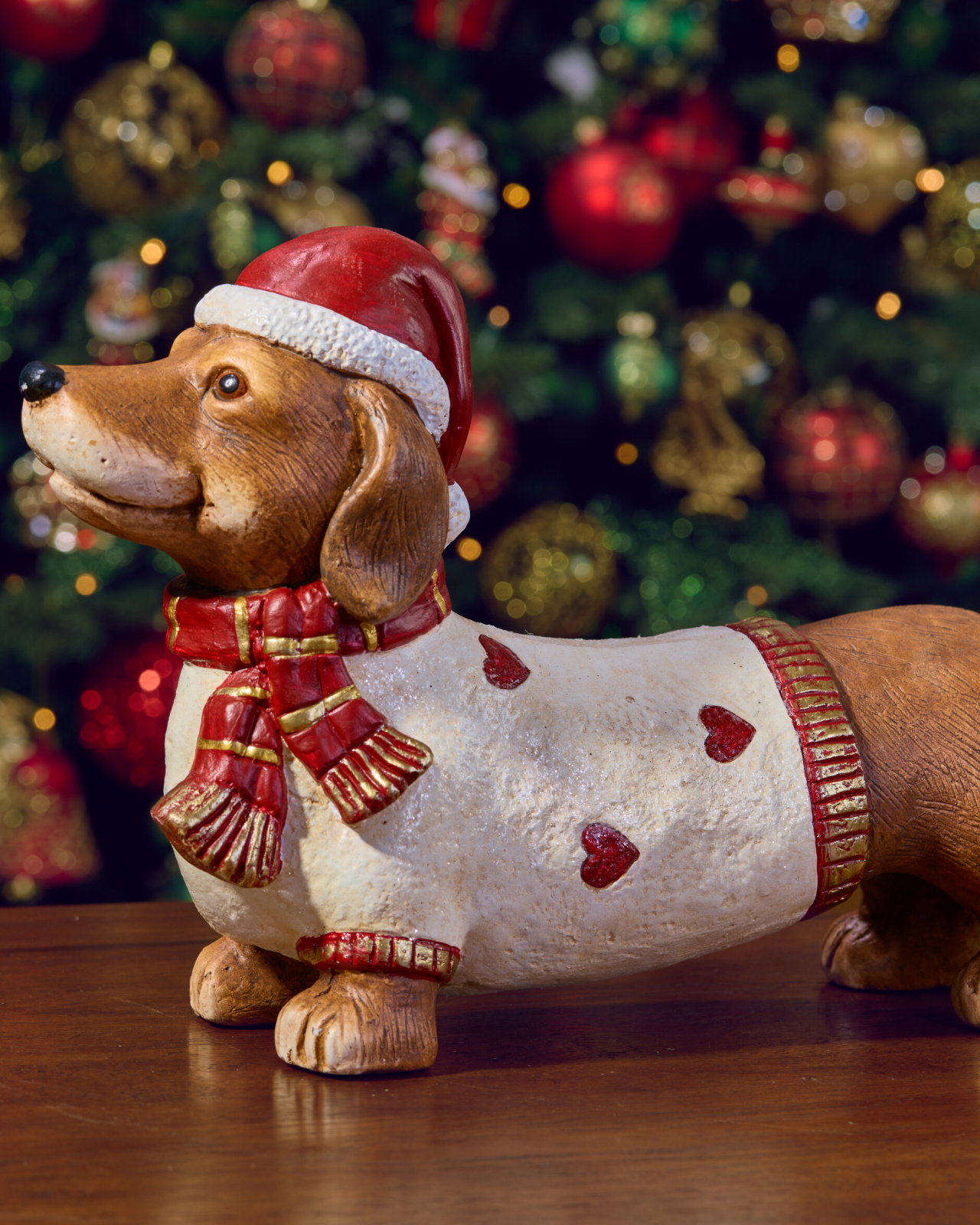 Lucky hund juledekoration