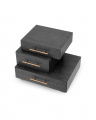 Evendale Nightstand Charcoal Oak