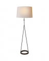 Dauphine Floor Lamp Aged Iron/Natural Paper OUTLET