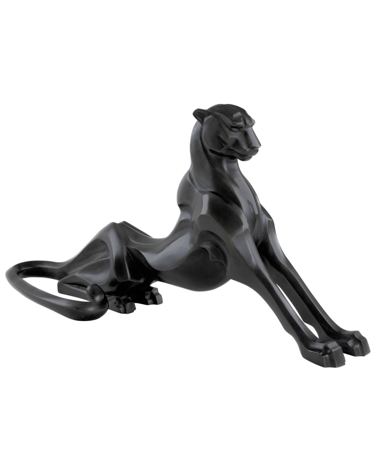 Cheetah skulptur brons