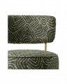 Carleton counter stool with back Camari Green