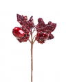 Acorn Decorative Branch Burgundy
