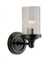 Ava Single Sconce Bronze with Crystal