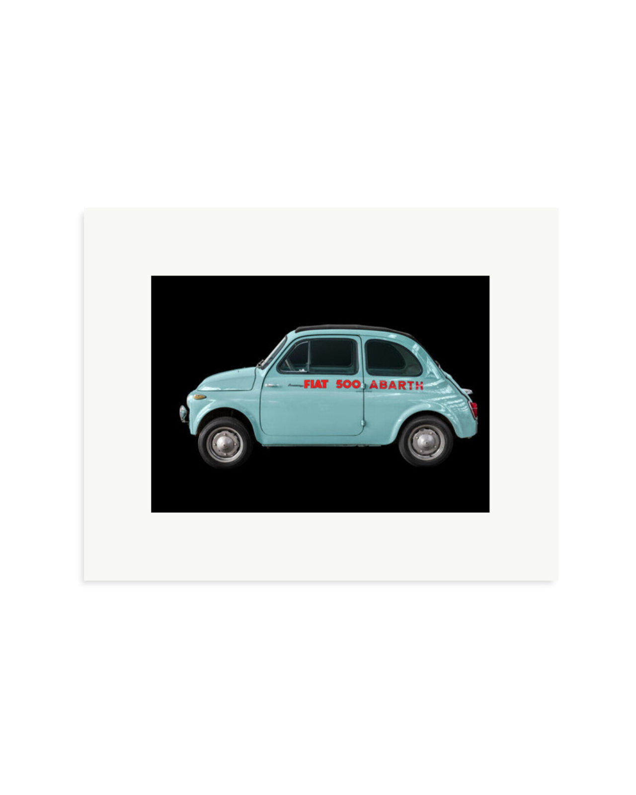 Fiat 500 Abarth Print Only / Small