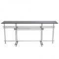 Quinn console table silver