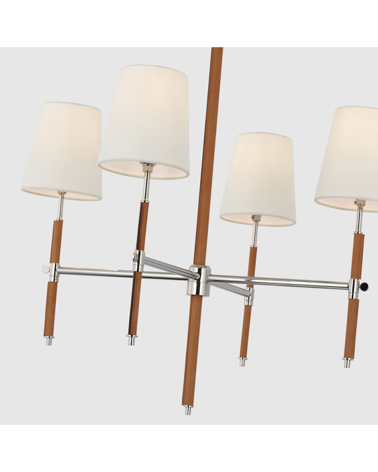 Bryant Wrapped Chandelier Polished Nickel S