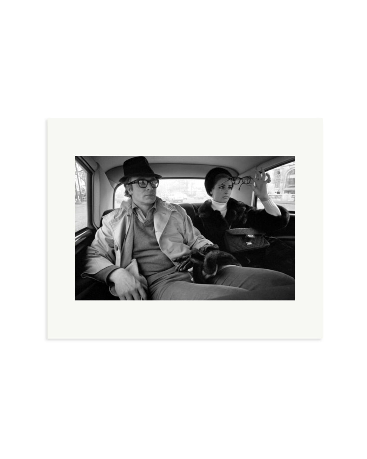 Camilla Sparv with Michael Caine Print Only / Medium