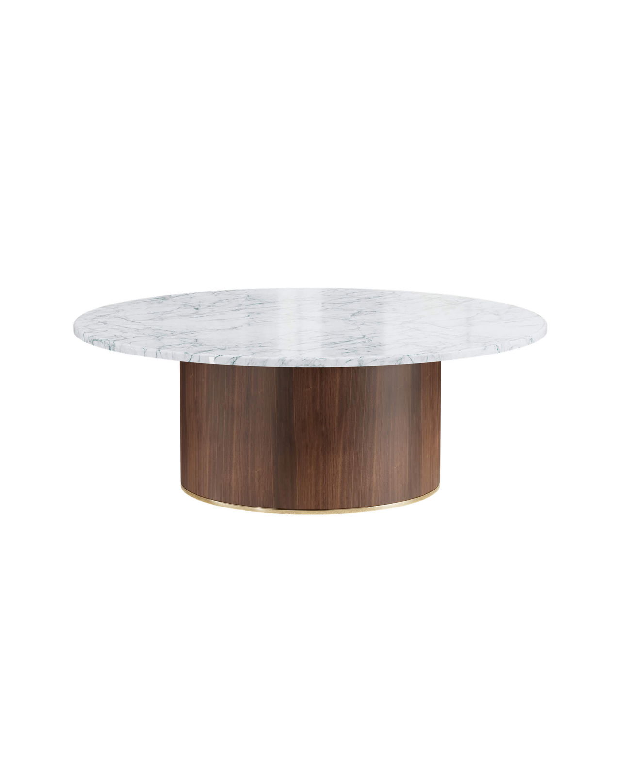 Delano Coffee Table Round Walnut