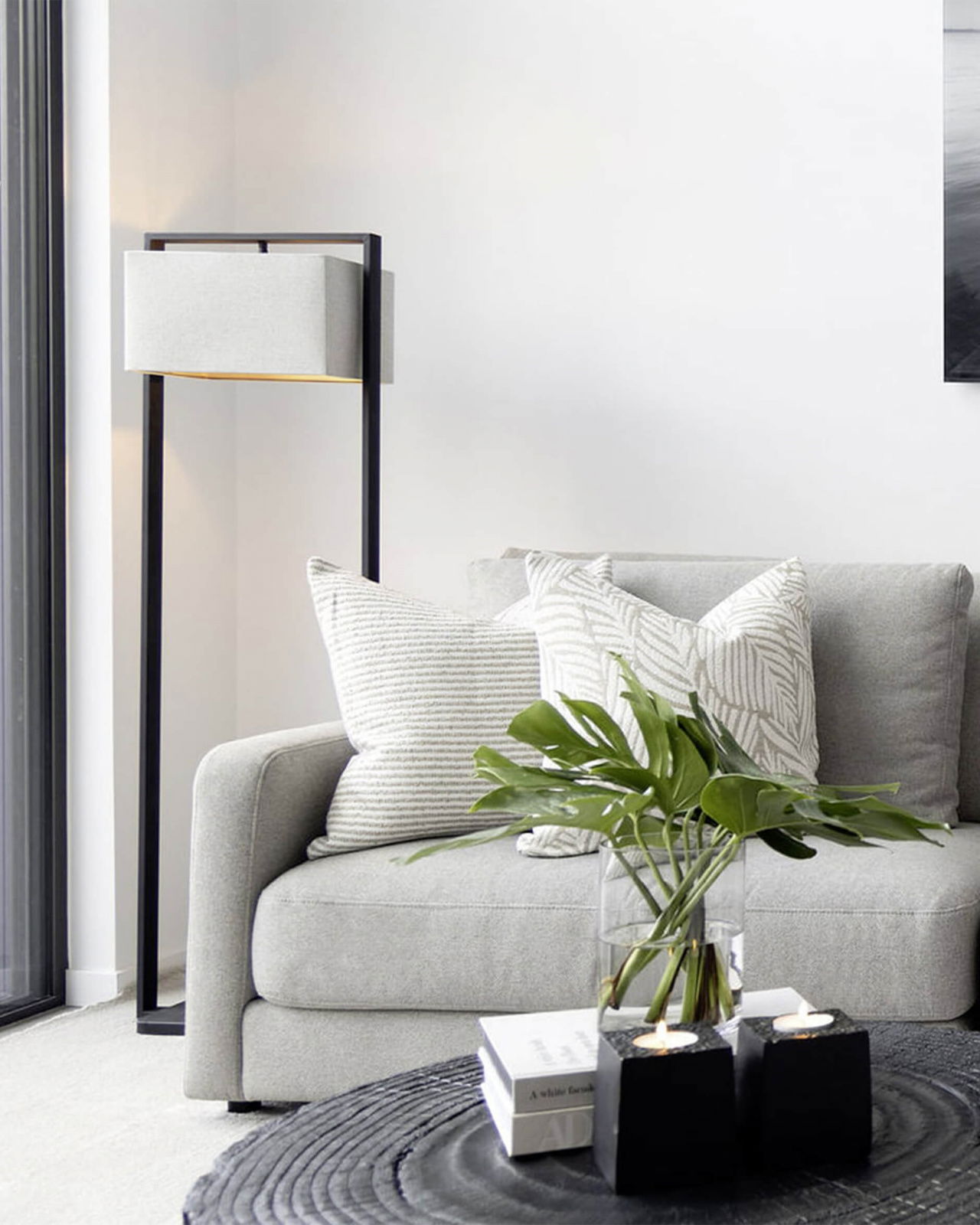 Donati frame lampskärm golv rave natural