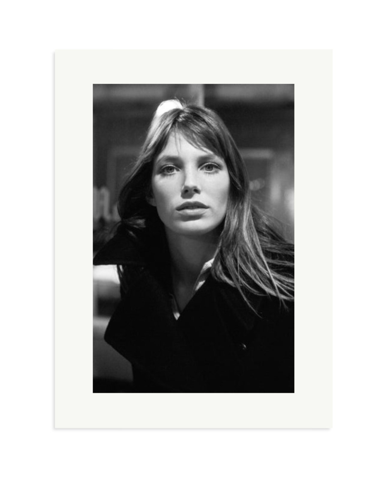 Jane in Paris, Black and White Print Only / XL