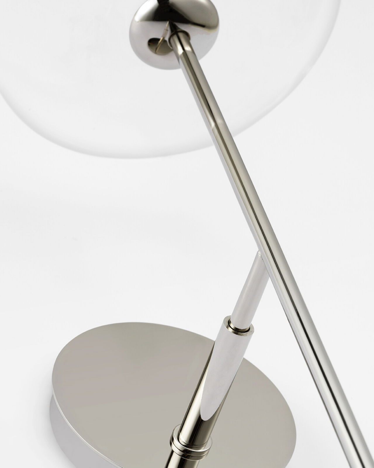 Calvino Tail Sconce Polished Nickel Large