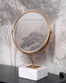 Jovanni tabletop mirror in antique brass