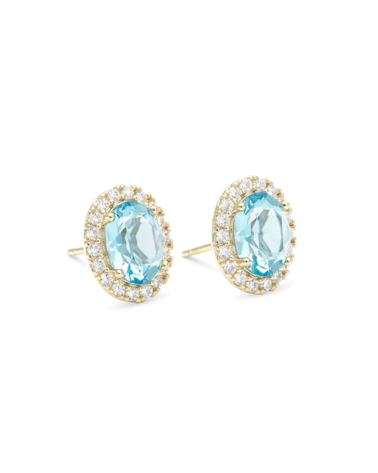 Luna earrings aquamarine
