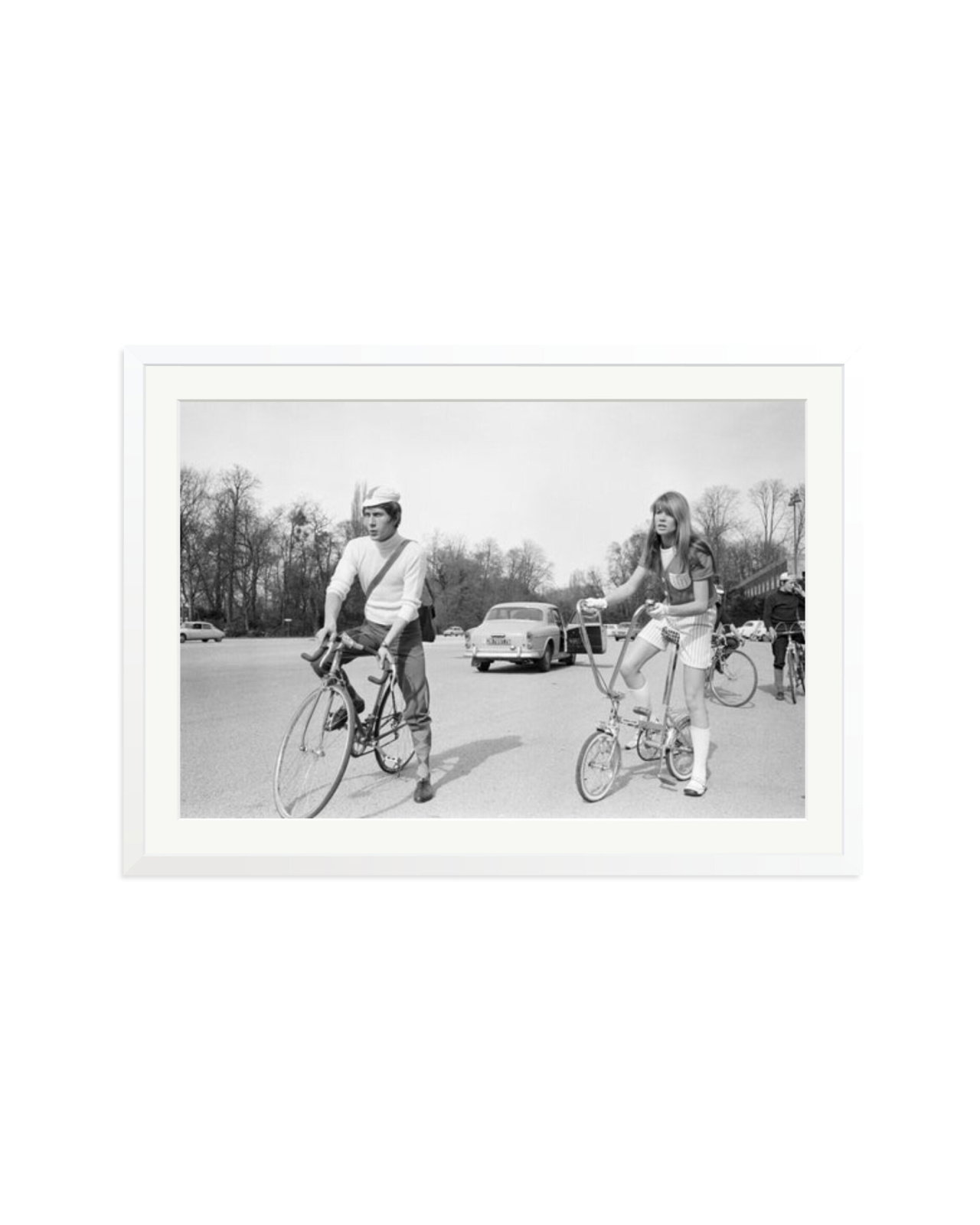 Jacques Dutronc and Françoise Hardy White / XXL