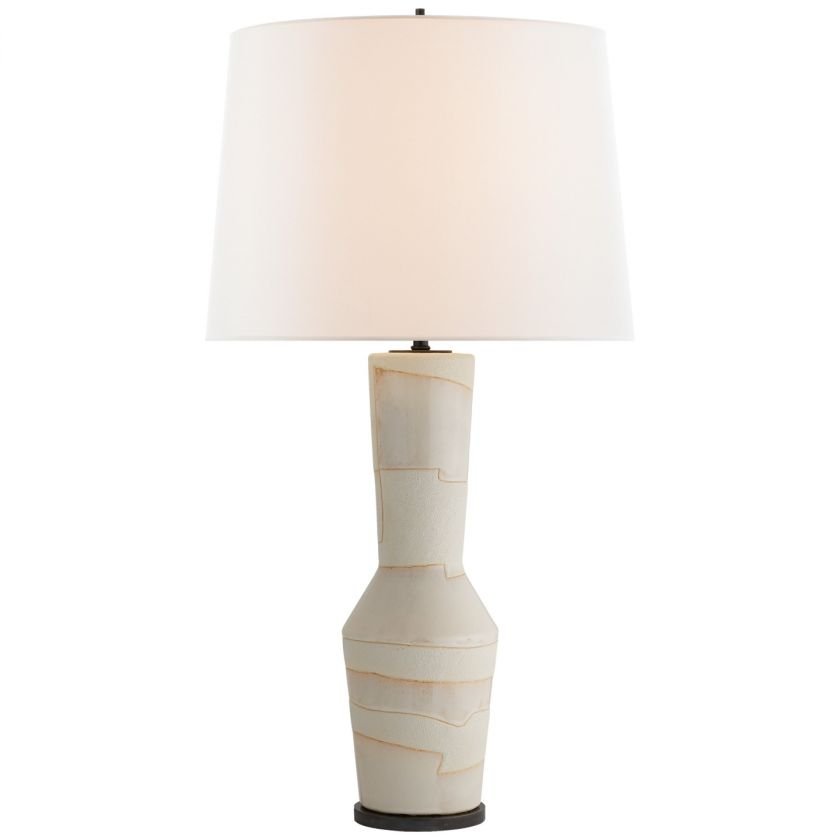 Alta Table Lamp Porous White and Ivory