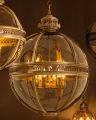 Residential Ceiling Light, antique brass