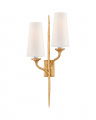 Iberia Right Double Sconce Antique Gold Leaf