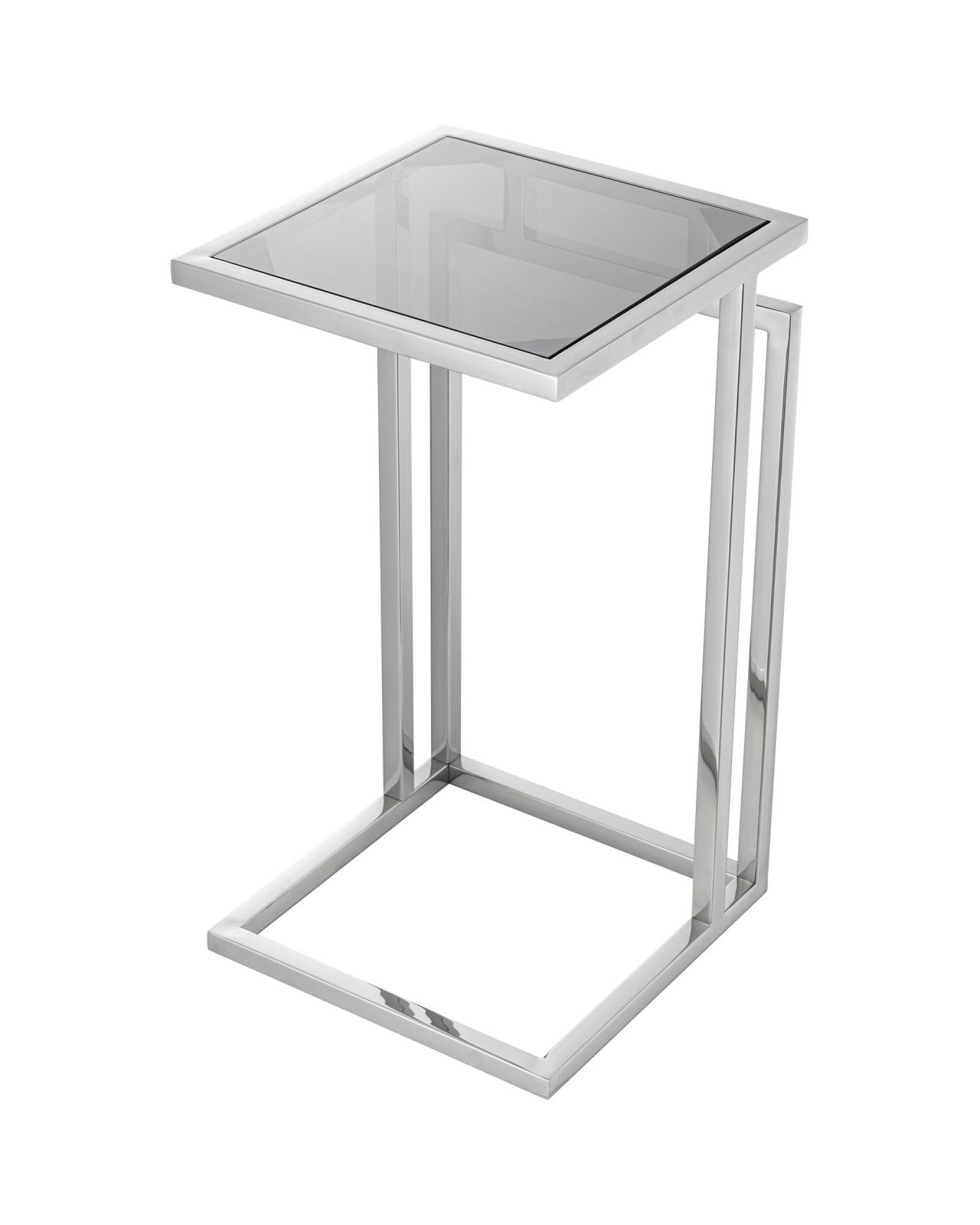 Marcus Side Table Polished Stainless Steel