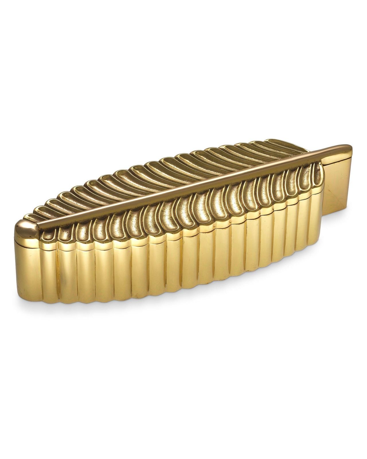 La Plume storage box brass