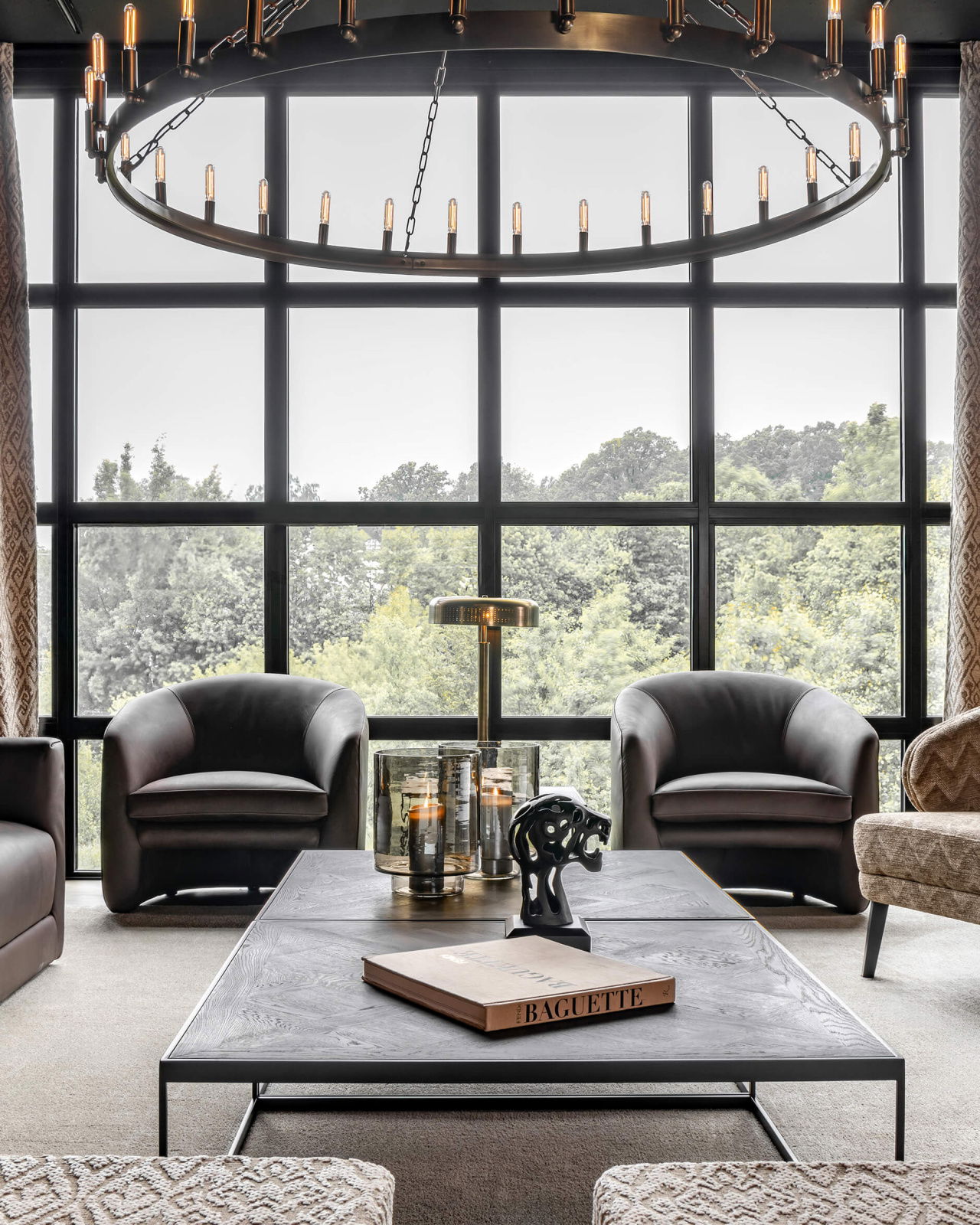 Armando bordslampa antik mässing L